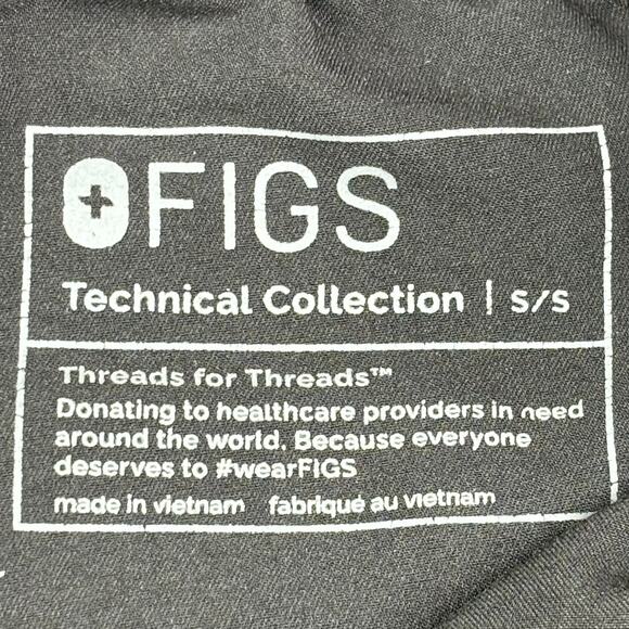 Figs Black Wide Leg Pants - Picture 2 of 11